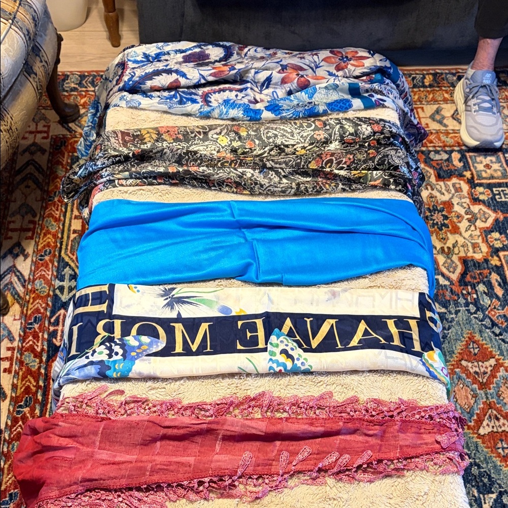 Colorful Patterned Scarves Collection Pick 1 for $19 or more!Just let me know.